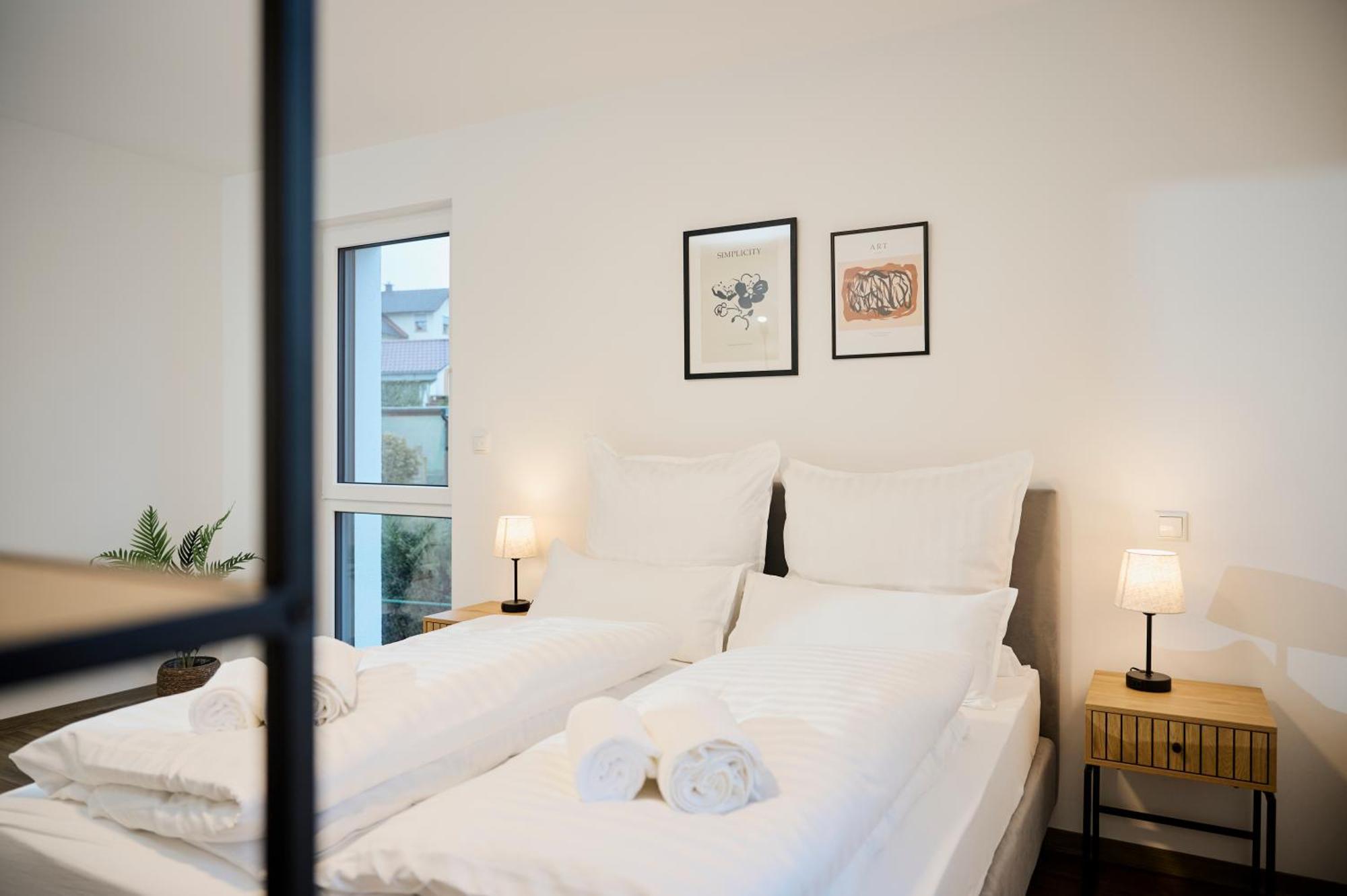 Moderne Apartments Mit Highspeed-Wlan Und Gratis-Tiefgarage Ihr Perfekter Rueckzugsort Nahe Dem Zentrum Und Der Therme I Barrierearm Bad Kissingen Exterior foto