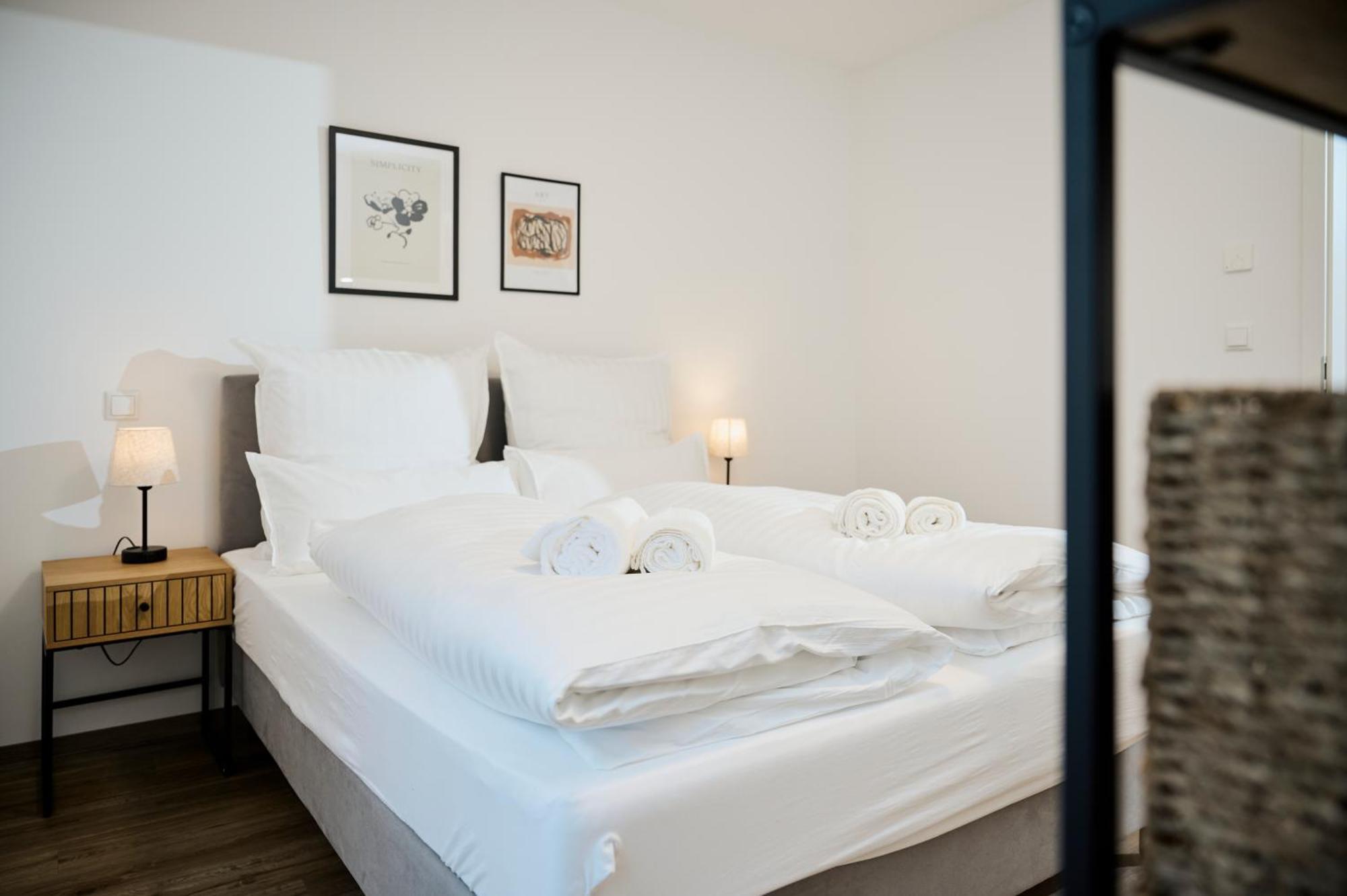 Moderne Apartments Mit Highspeed-Wlan Und Gratis-Tiefgarage Ihr Perfekter Rueckzugsort Nahe Dem Zentrum Und Der Therme I Barrierearm Bad Kissingen Exterior foto