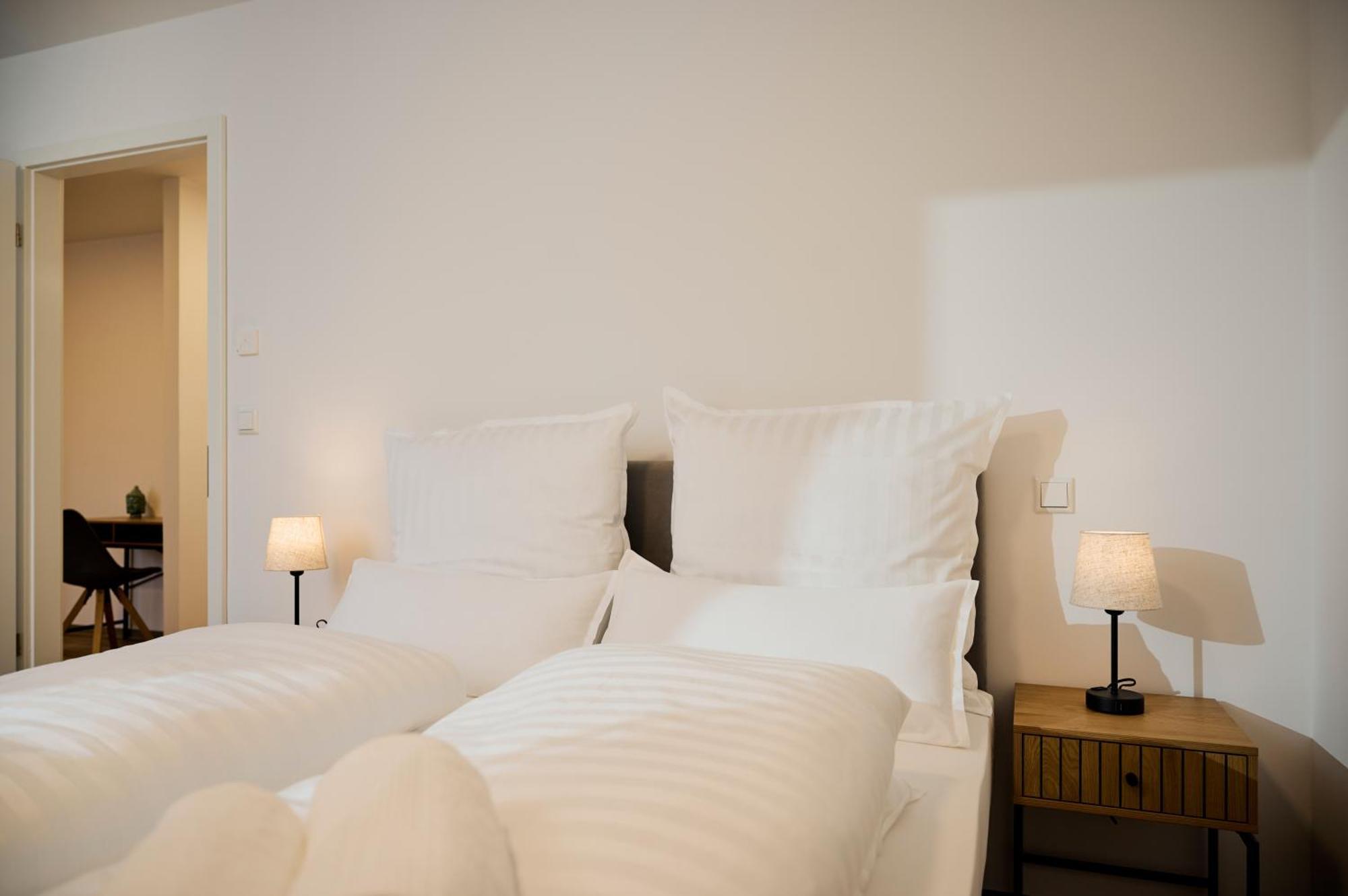 Moderne Apartments Mit Highspeed-Wlan Und Gratis-Tiefgarage Ihr Perfekter Rueckzugsort Nahe Dem Zentrum Und Der Therme I Barrierearm Bad Kissingen Exterior foto